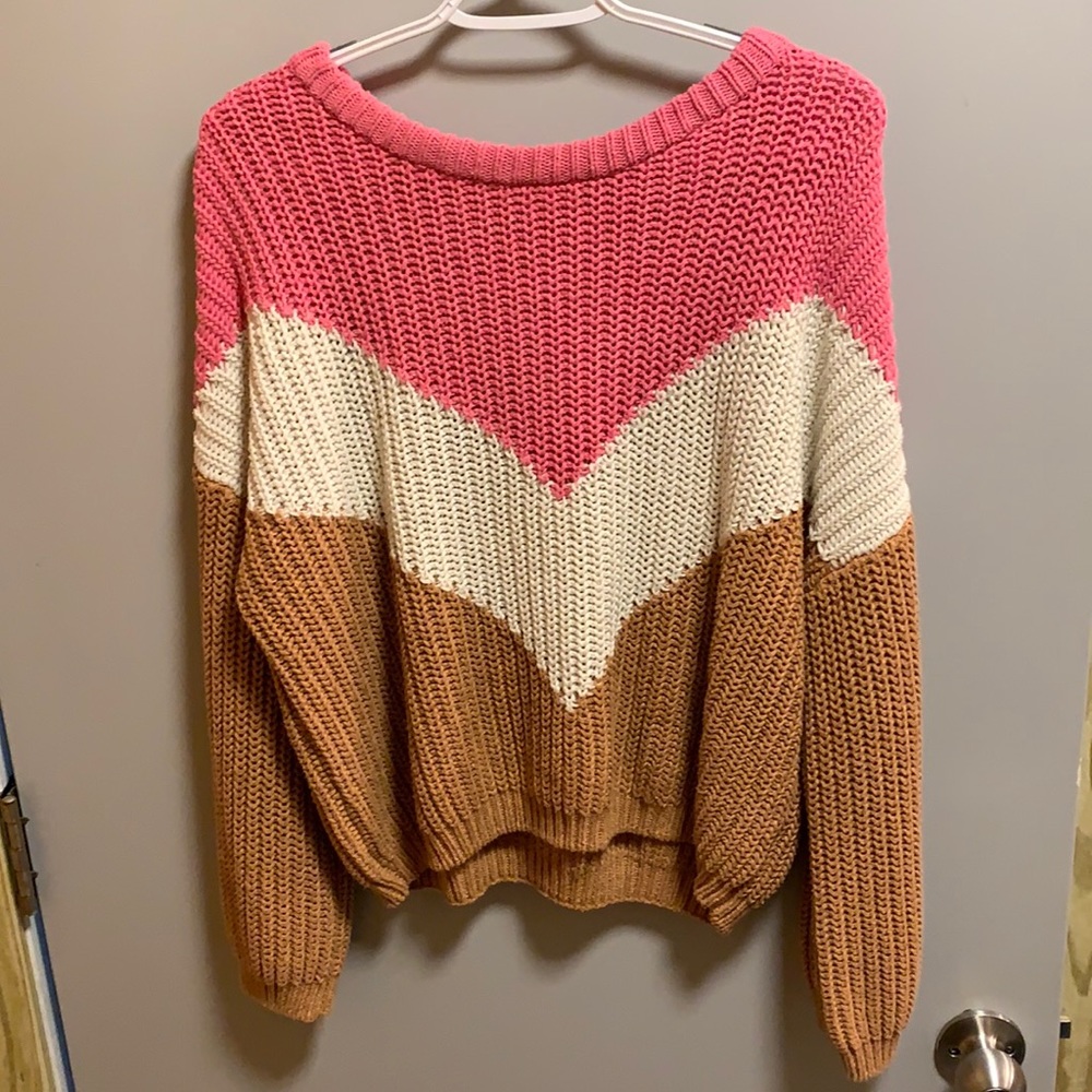 Pullover knit sweater